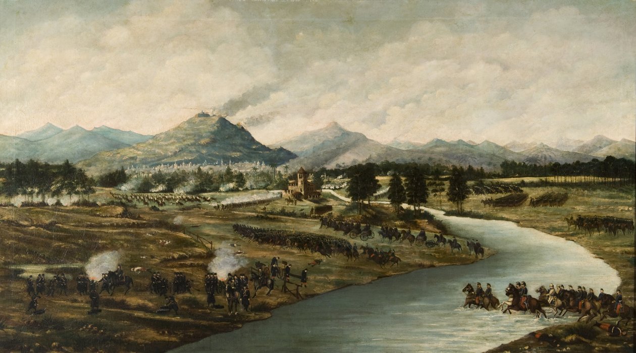 Slaget vid Alma den 20 september 1854, ca. 1875 av Unbekannt