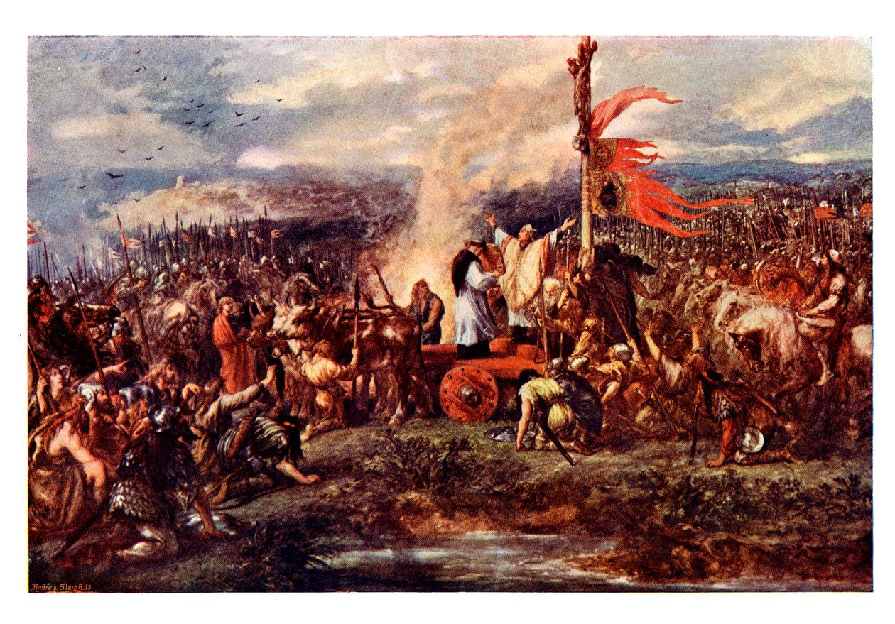 The Battle of the Standard, 1138 AD, 1800-talet av Unbekannt