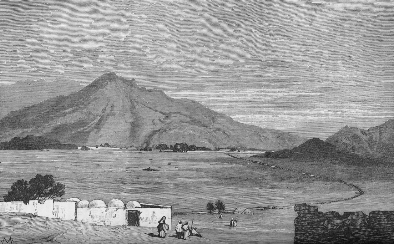 Slagfältet i Maiwand, c1880 av Unbekannt
