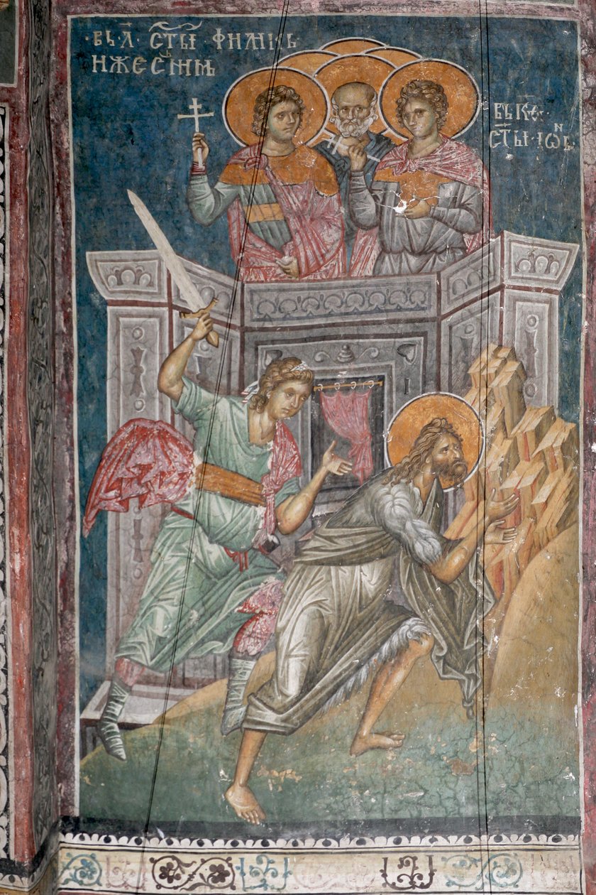 Halshuggningen av Johannes Döparen, ca 1350 av Unbekannt