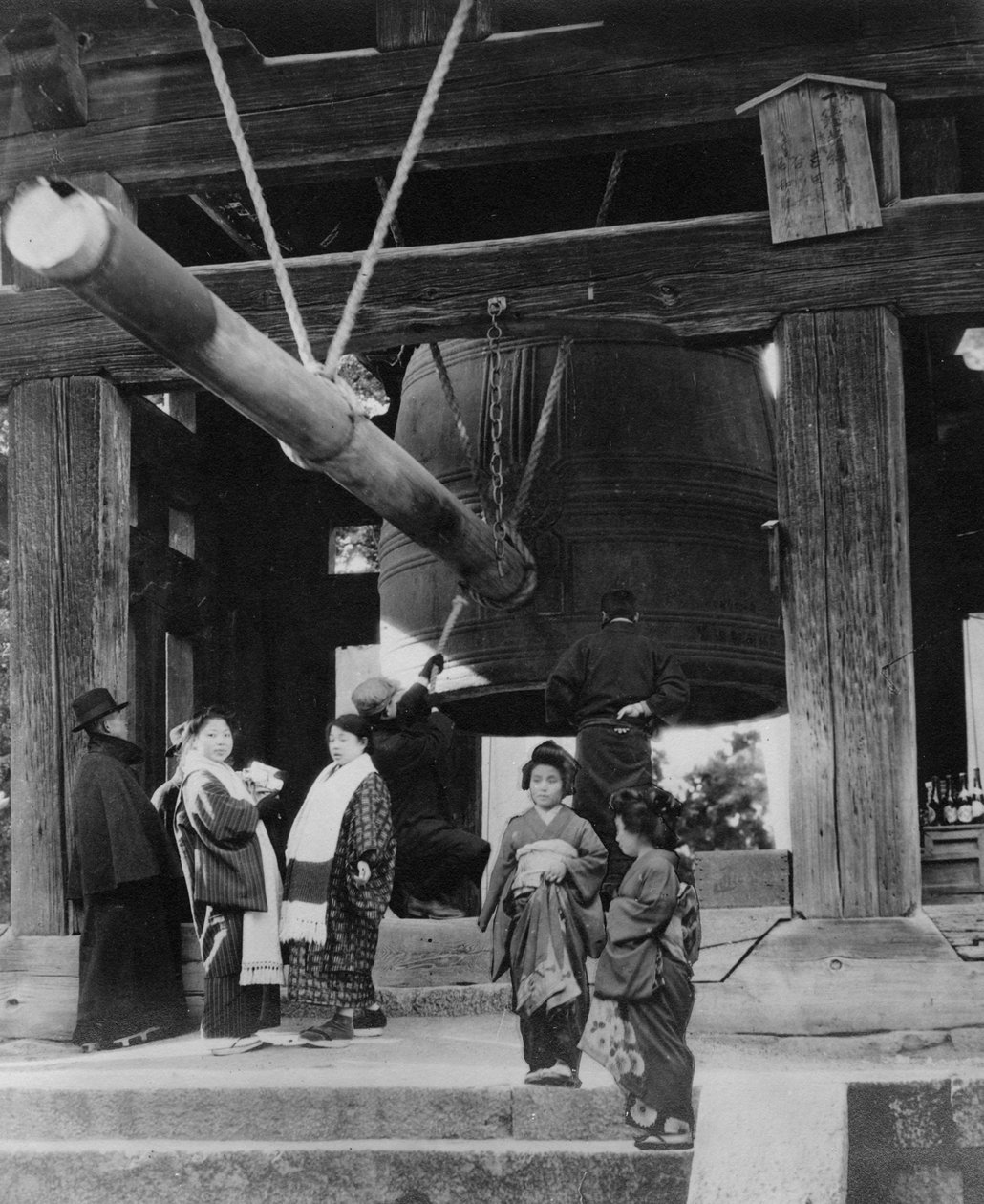 Klockpagoden, Nara, Japan, sent 1800-tal eller tidigt 1900-tal av Unbekannt