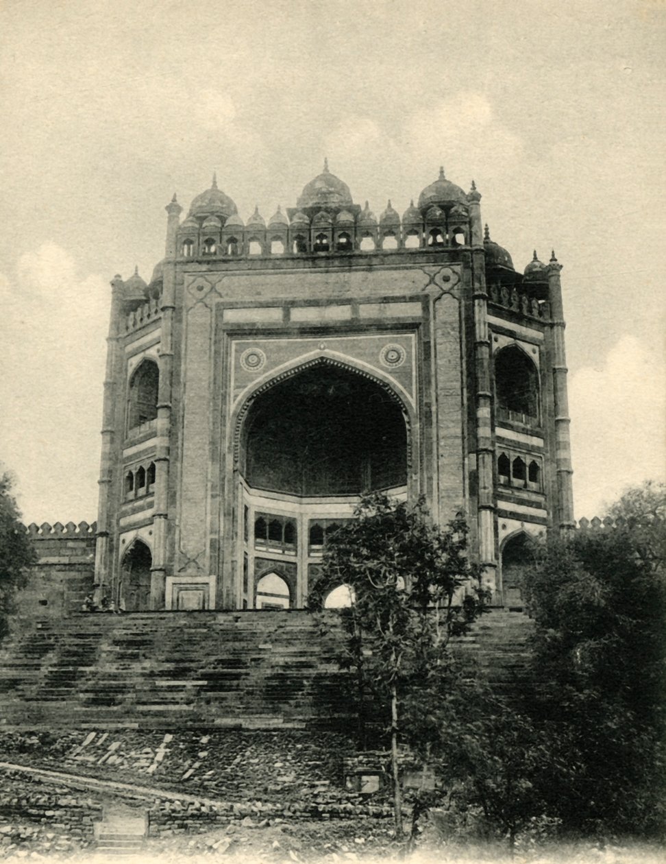 The Bolund Gate, Fatehpur Sikri. Agra. av Unbekannt