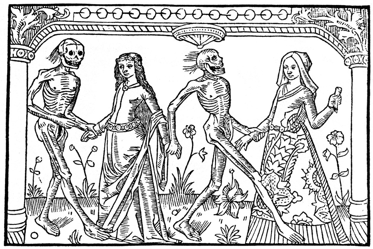 Bruden, glädjens dotter och deras döda jag, 1486 1964 av Unbekannt
