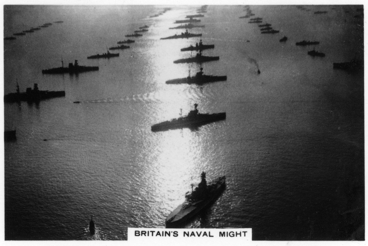 Den brittiska flottan vid King George Vs jubileumsrecension, Spithead, juli 1935, 1937 av Unbekannt