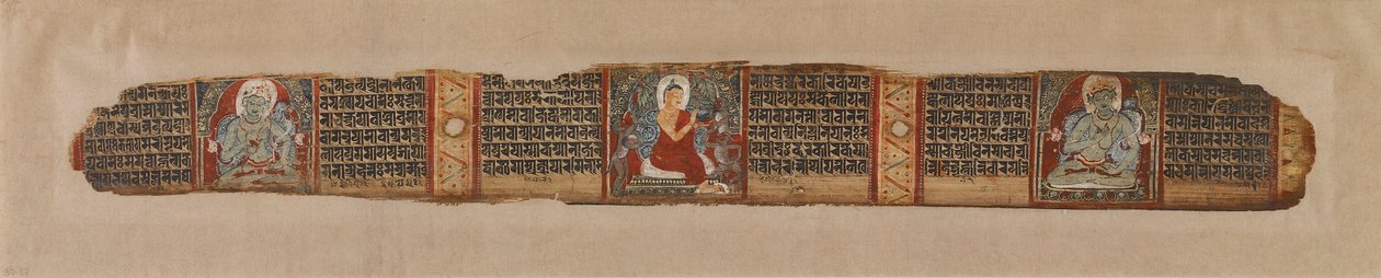 Buddha delar ut honung, från ett Prajnaparamita-manuskript, 1100-talet. av Unbekannt