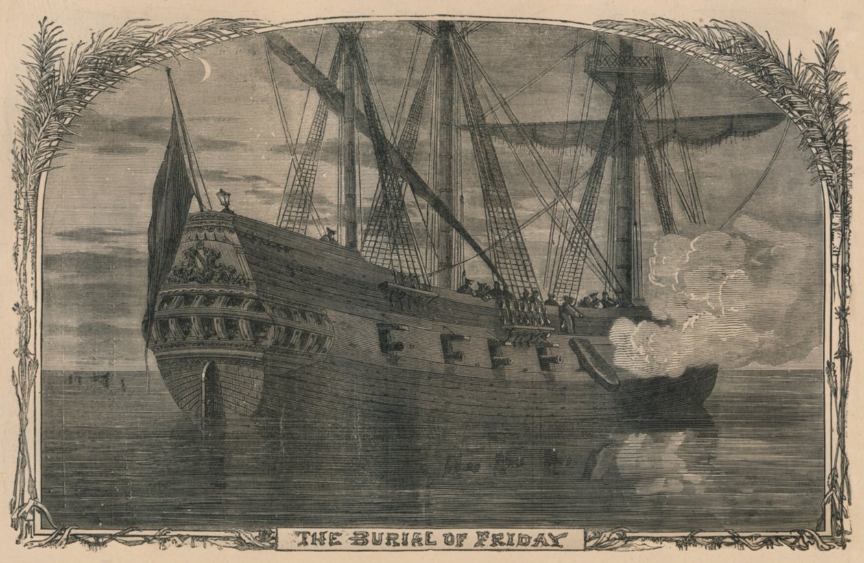 Fredagens begravning, c1870 av Unbekannt