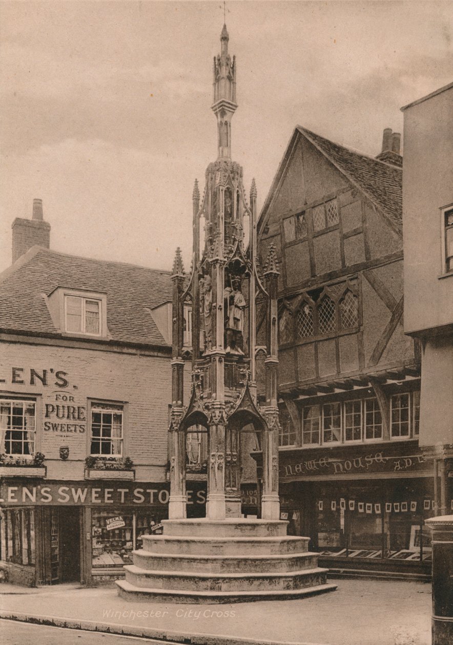 The Buttercross, Winchester, Hampshire, tidigt 1900-tal av Unbekannt