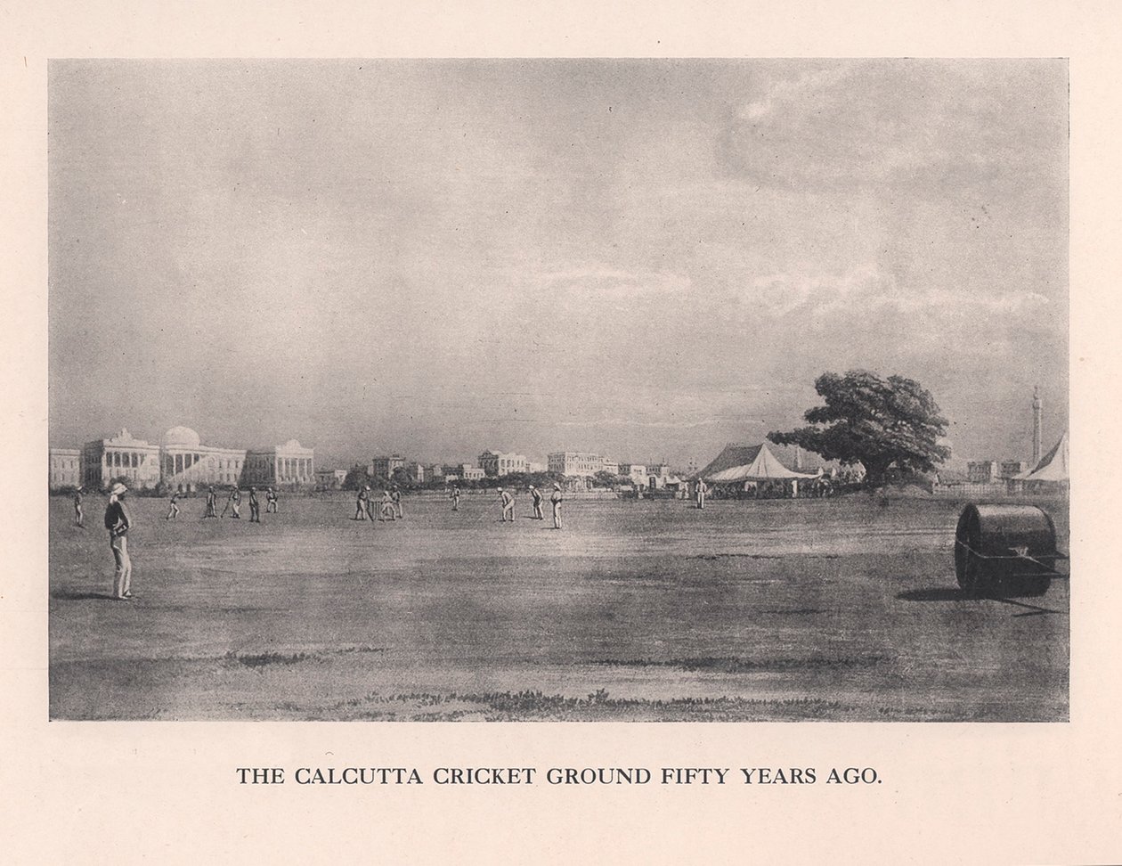 The Calcutta Cricket Ground, Indien, 1861 1912 av Unbekannt