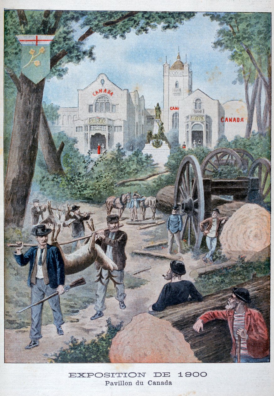 Den kanadensiska paviljongen vid världsutställningen 1900, Paris, 1900 av Unbekannt