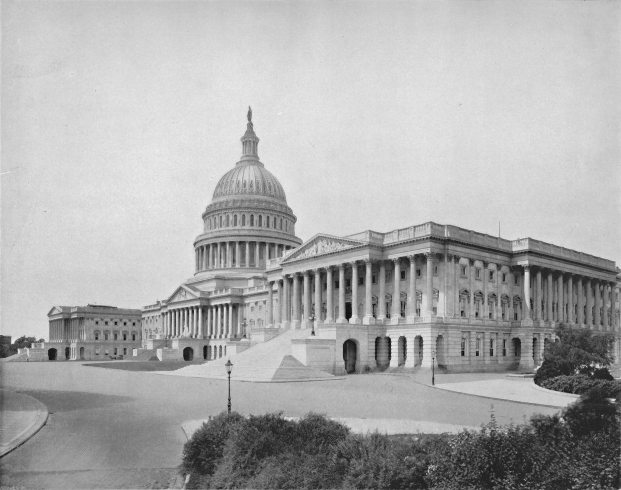 The Capitol, Washington, 1800-talet av Unbekannt