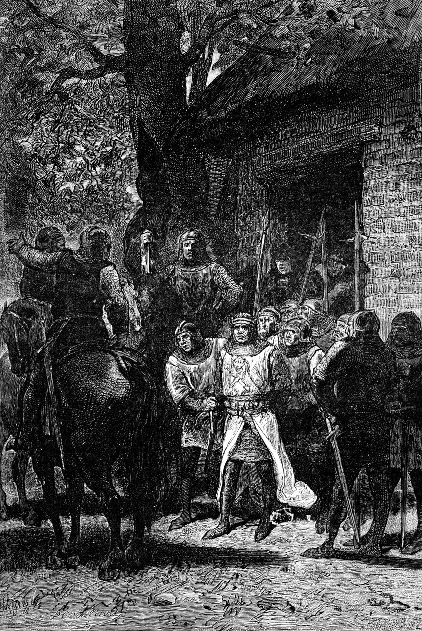Fångandet av Richard lejonet, 1192, 1909 av Unbekannt