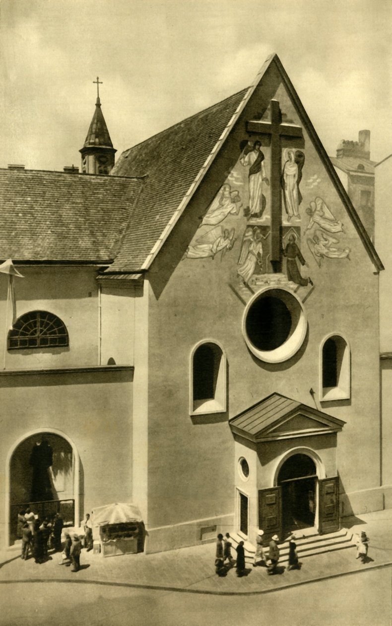 Kapucinerkyrkan, Wien, Österrike, c1935. av Unbekannt