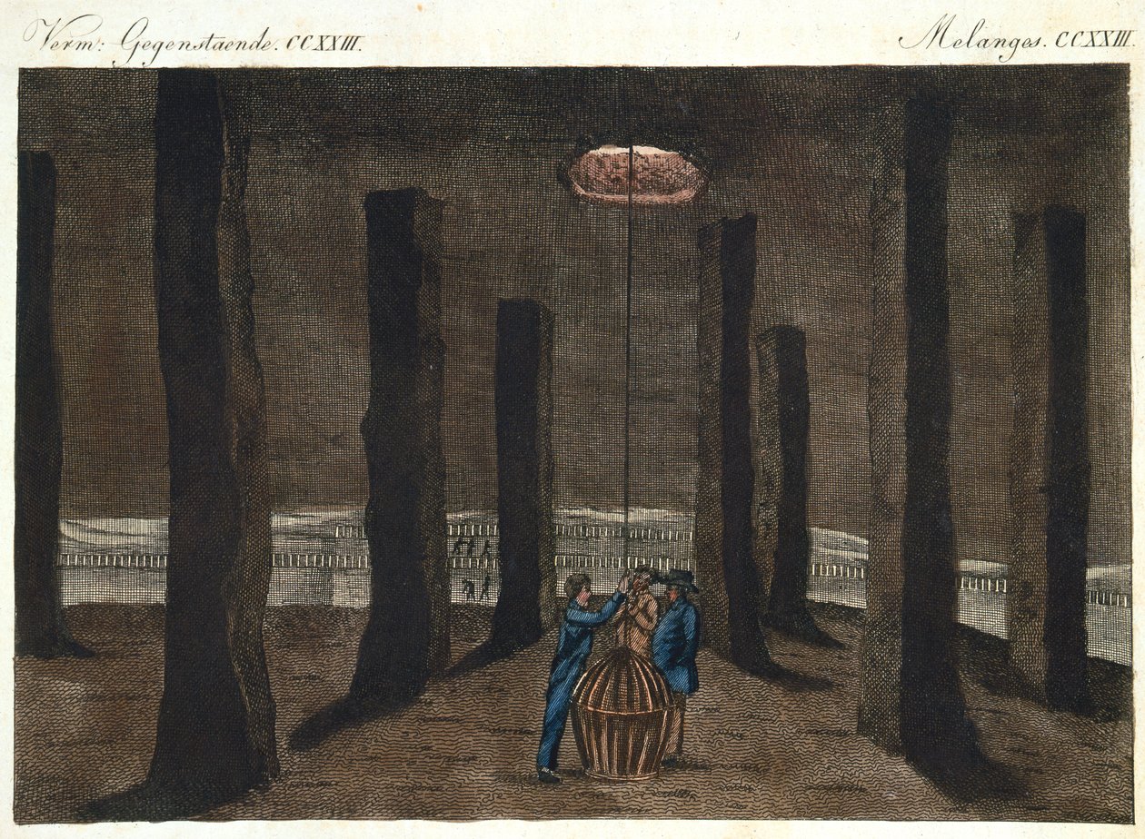 Katedralen, Marston Salt Mine, Northwich, Cheshire, England, 1800-talet av Unbekannt