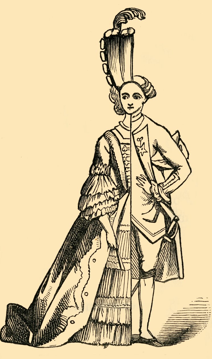 Chevalier DEon, c1878. av Unbekannt