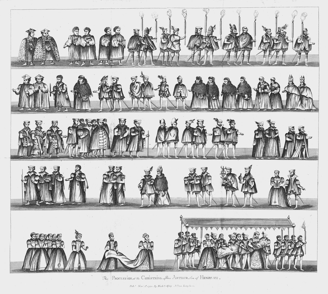 Prins Arthurs dop, 24 september 1486, 1782 av Unbekannt