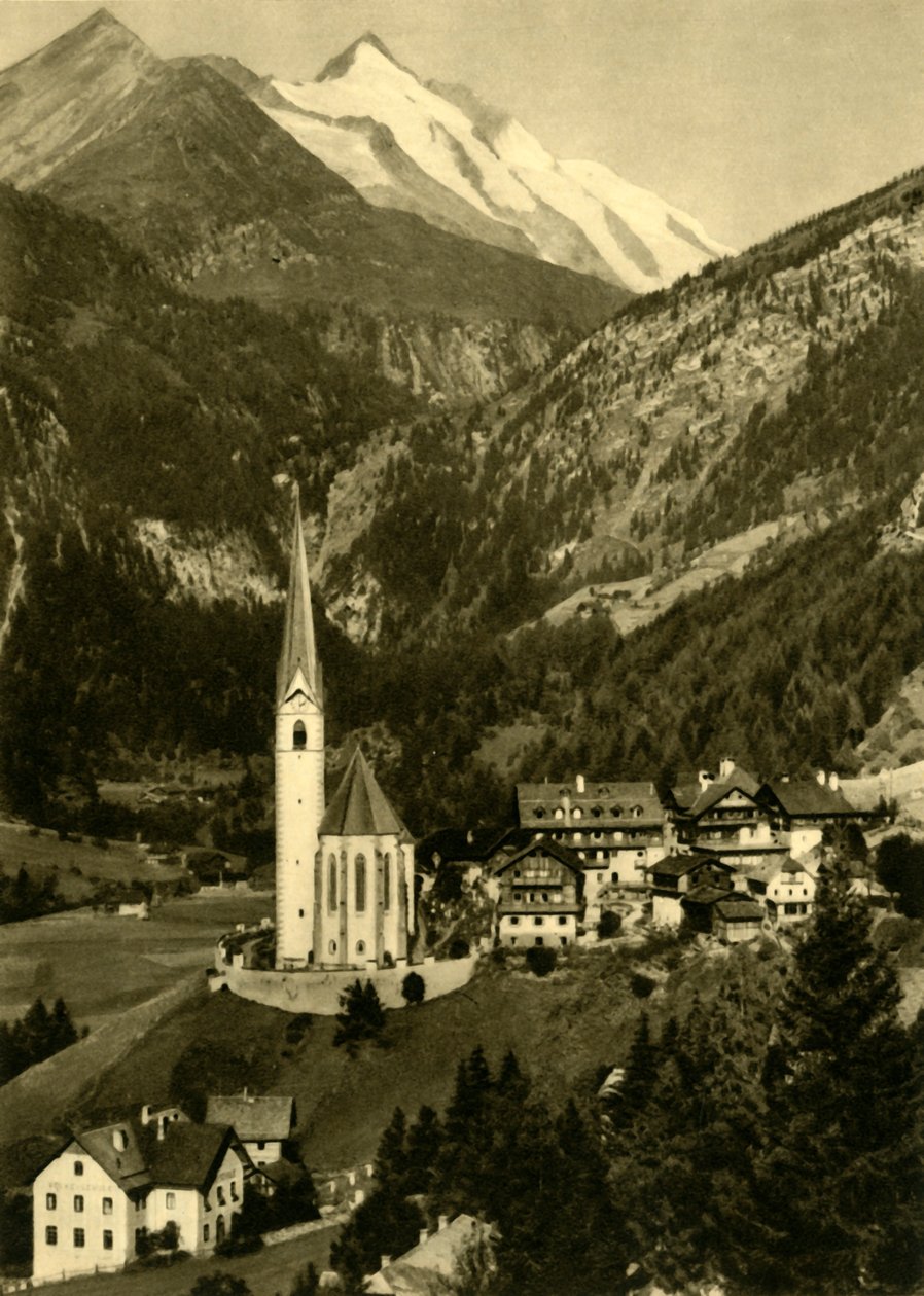 St Vincent-kyrkan, Heiligenblut am Grossglockner, Österrike, c1935. av Unbekannt
