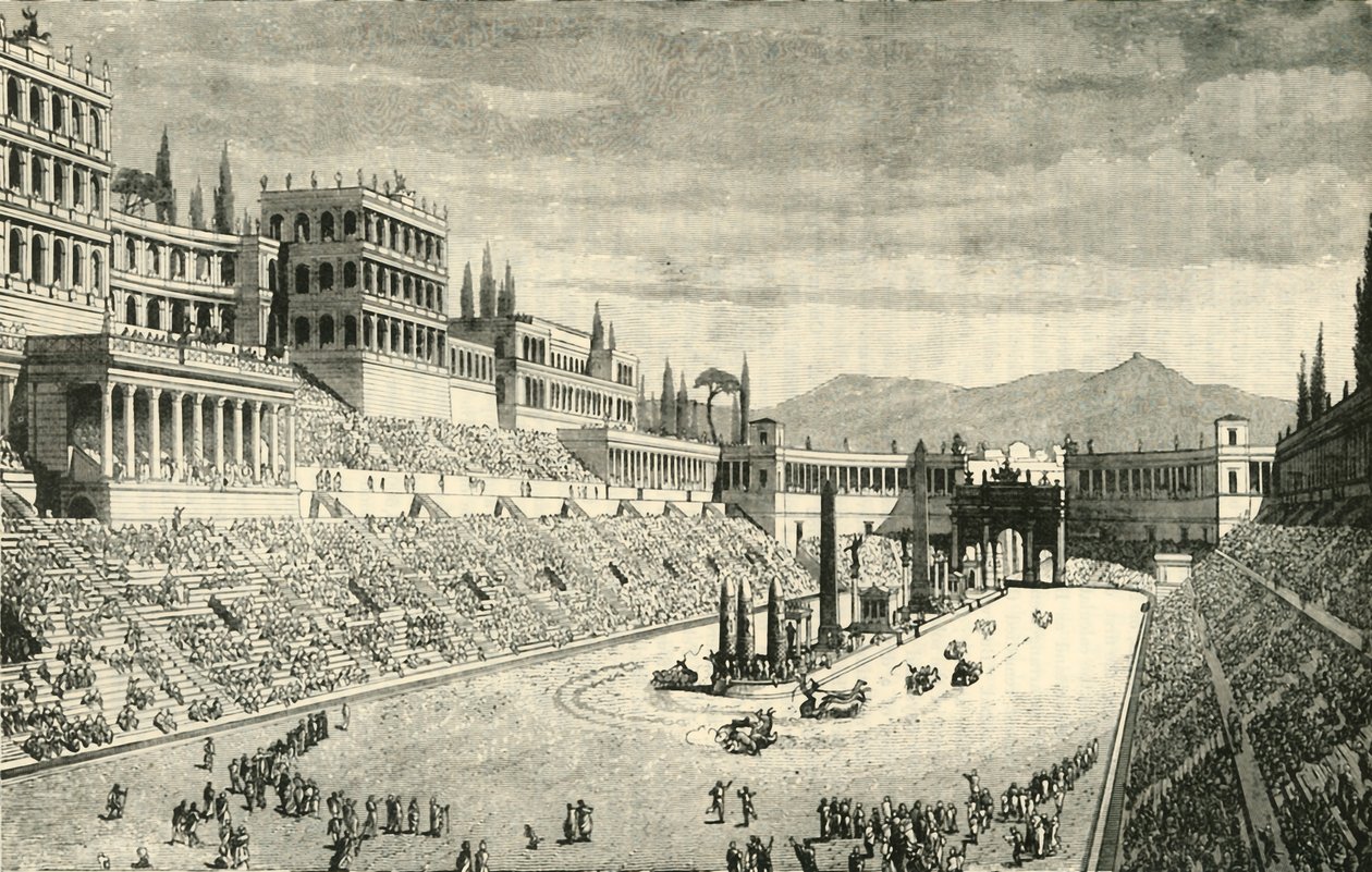 Circus Maximus restaurering, 1890. av Unbekannt