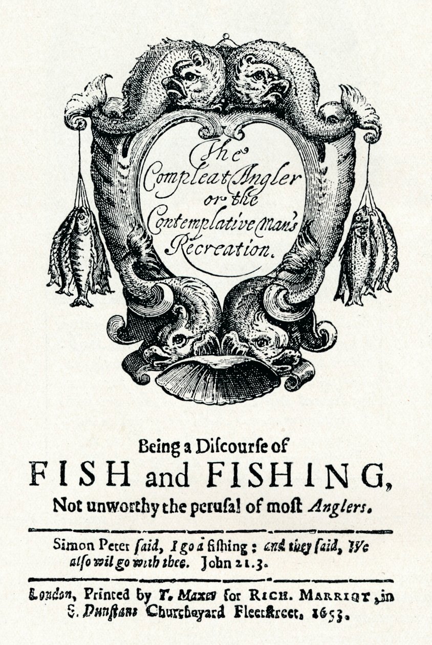 The Compleat Angler or the Contemplative Mans Recreation, c1653 av Unbekannt