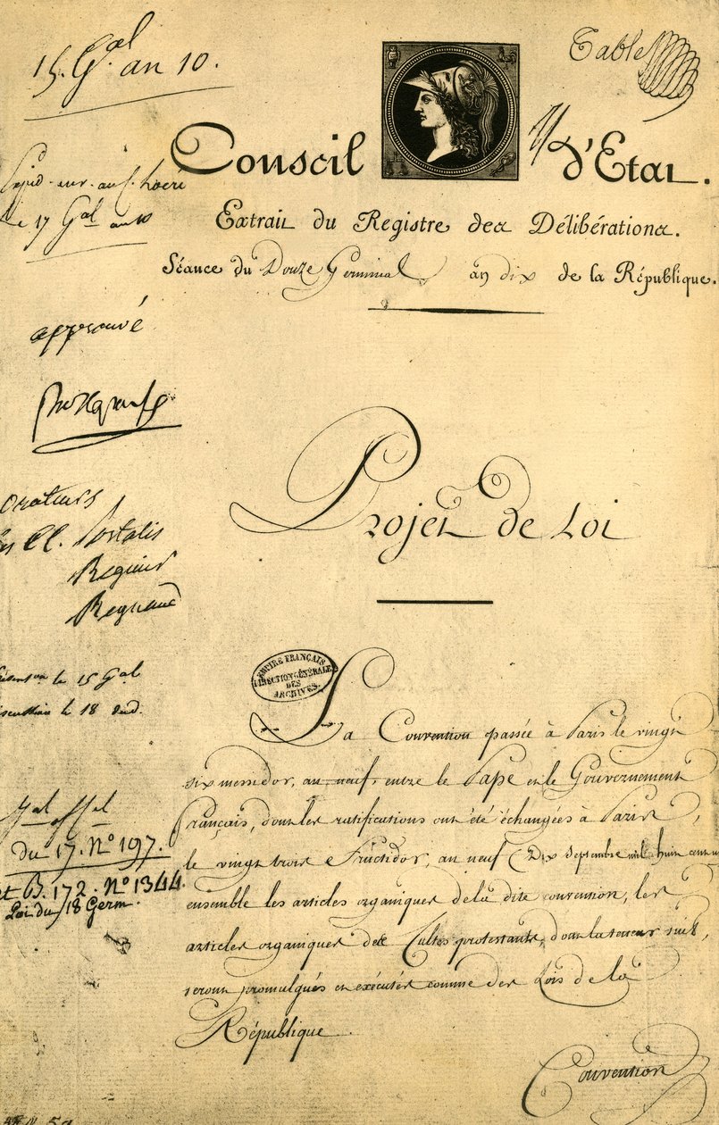 The Concordat and Organic Articles, 5 april 1802, 1921. av Unbekannt