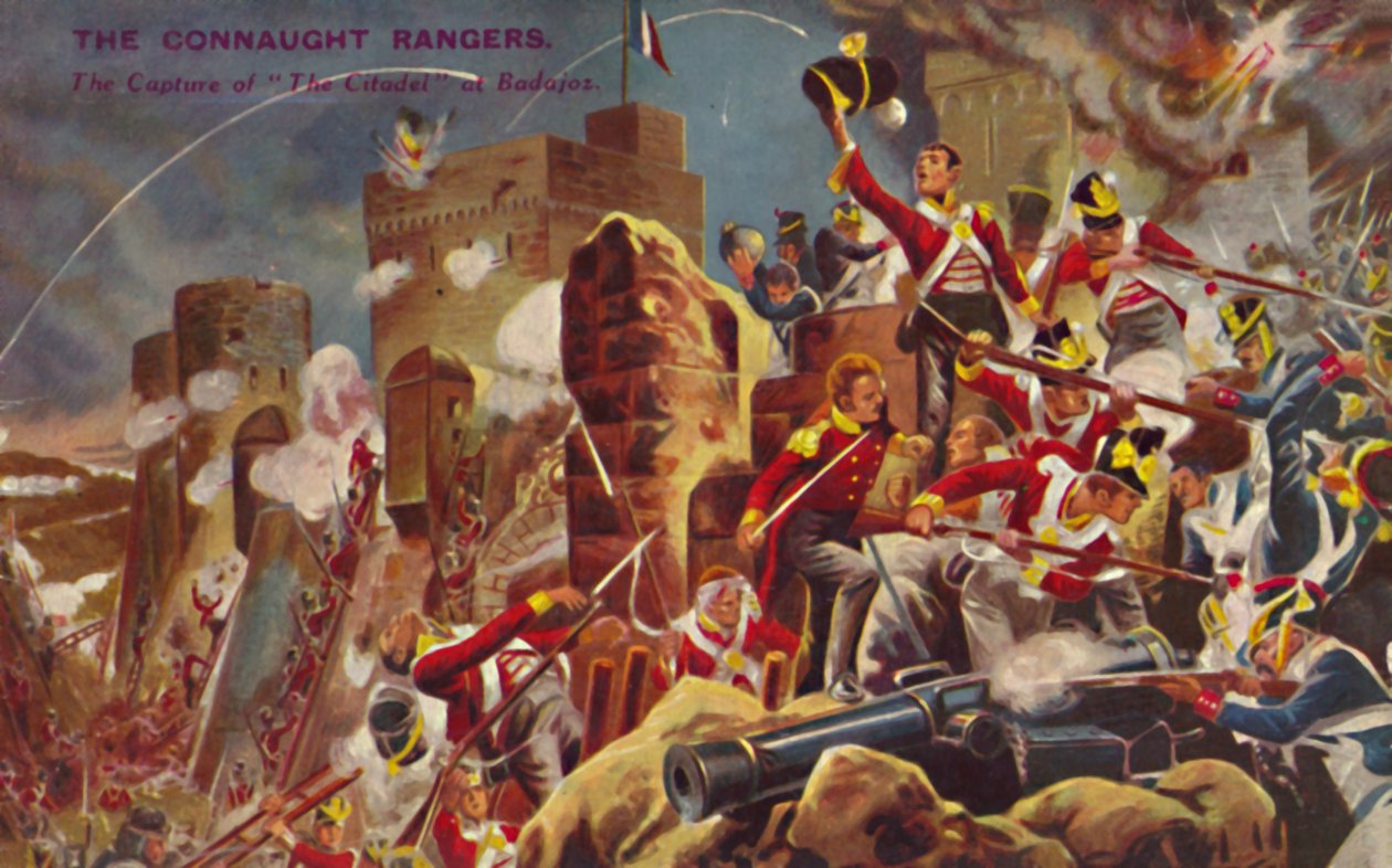 Connaught Rangers. Fångandet av citadellet i Badajoz, 1812, 1939 av Unbekannt