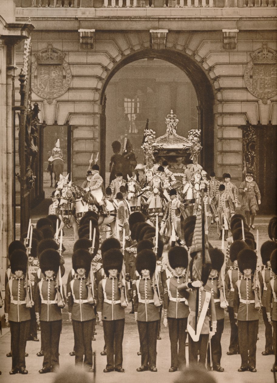 Kröningsprocessen till klostret, 1937 av Unbekannt