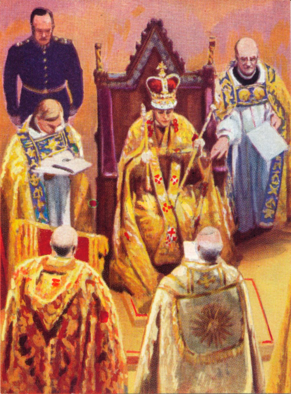 Kröningen av kung George VI 1895-1952, 12 maj 1937 av Unbekannt