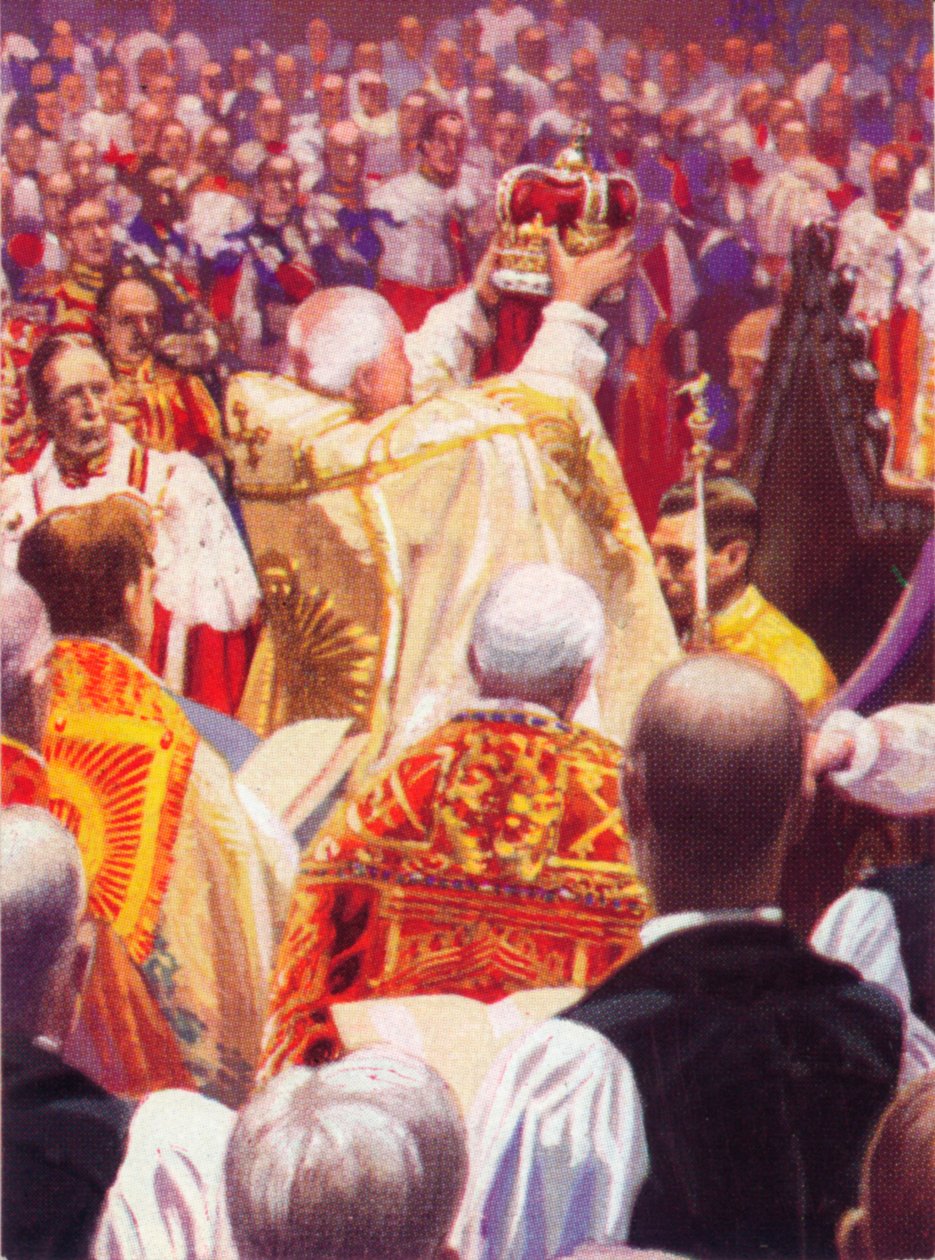 Kröningen av kung George VI 1895-1952, 12 maj 1937 av Unbekannt