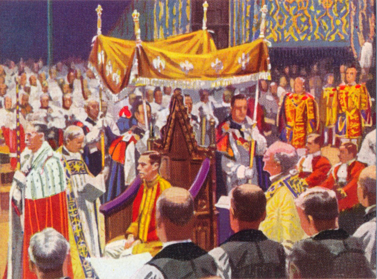 Kröningen av kung George VI 1895-1952, 12 maj 1937 av Unbekannt
