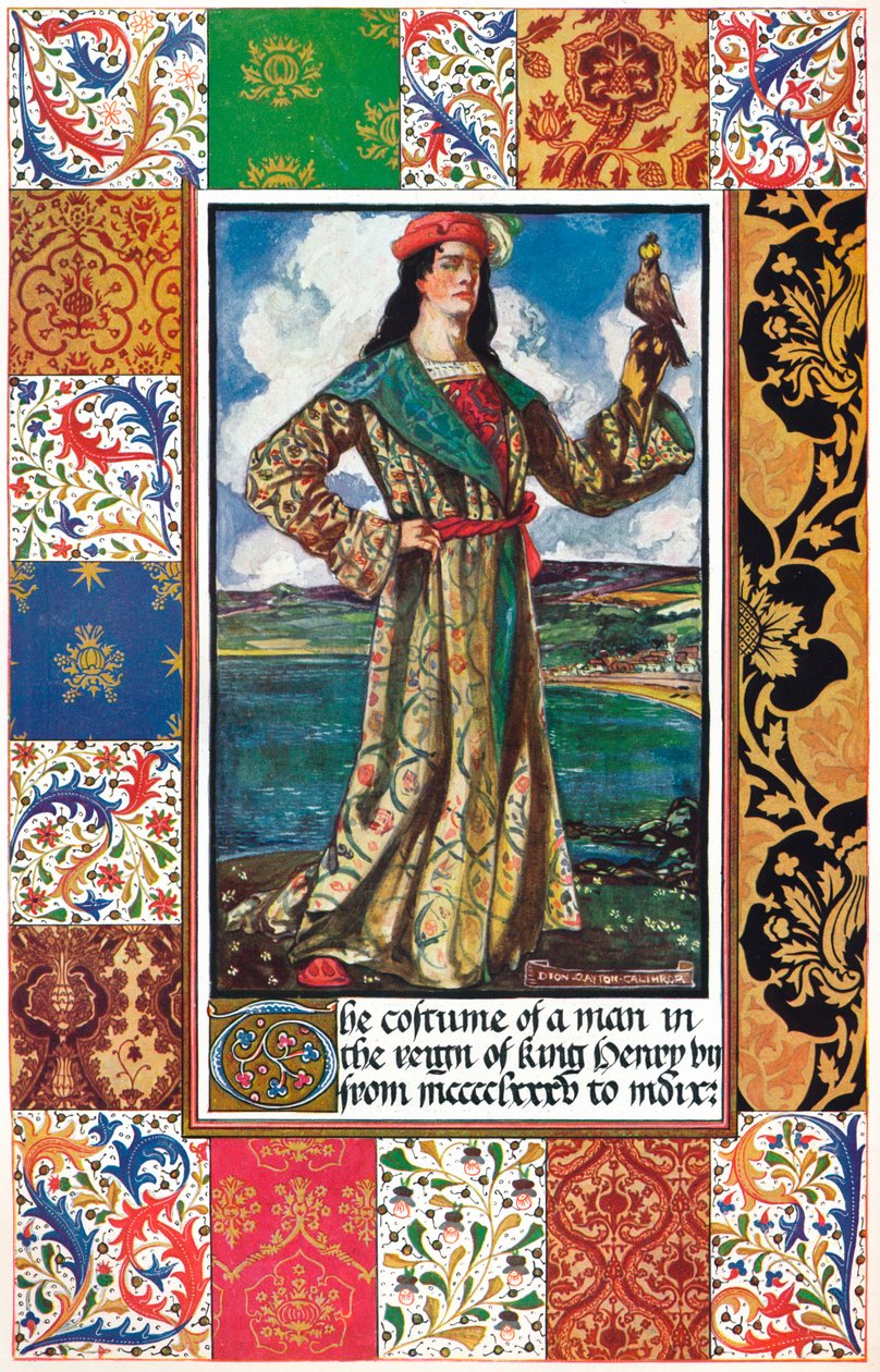 The Costume of a Man in the Reign of King Henry VII, 1400-talet, 1904 av Unbekannt
