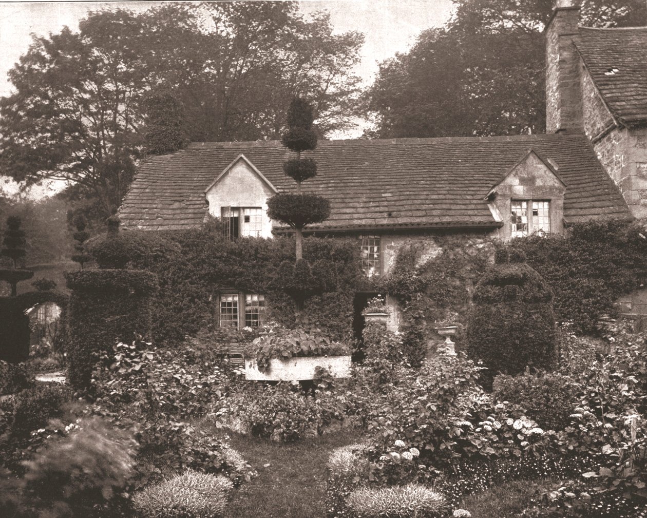Stugan nära Haddon Hall, Derbyshire, 1894. av Unbekannt