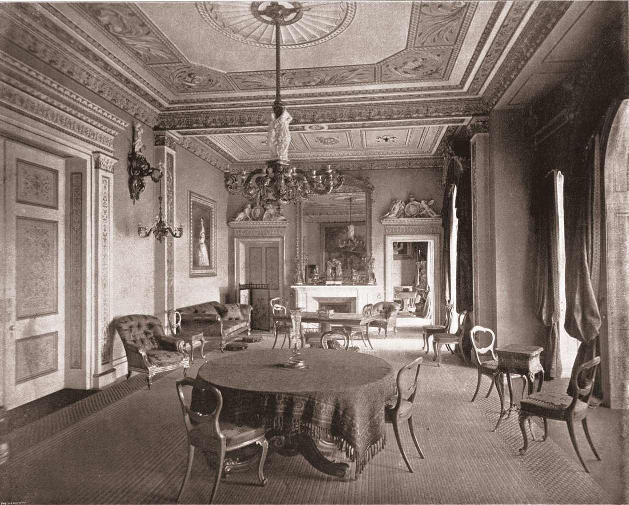 Rådskammaren, Osborne House, East Cowes, Isle of Wight, 1894. av Unbekannt