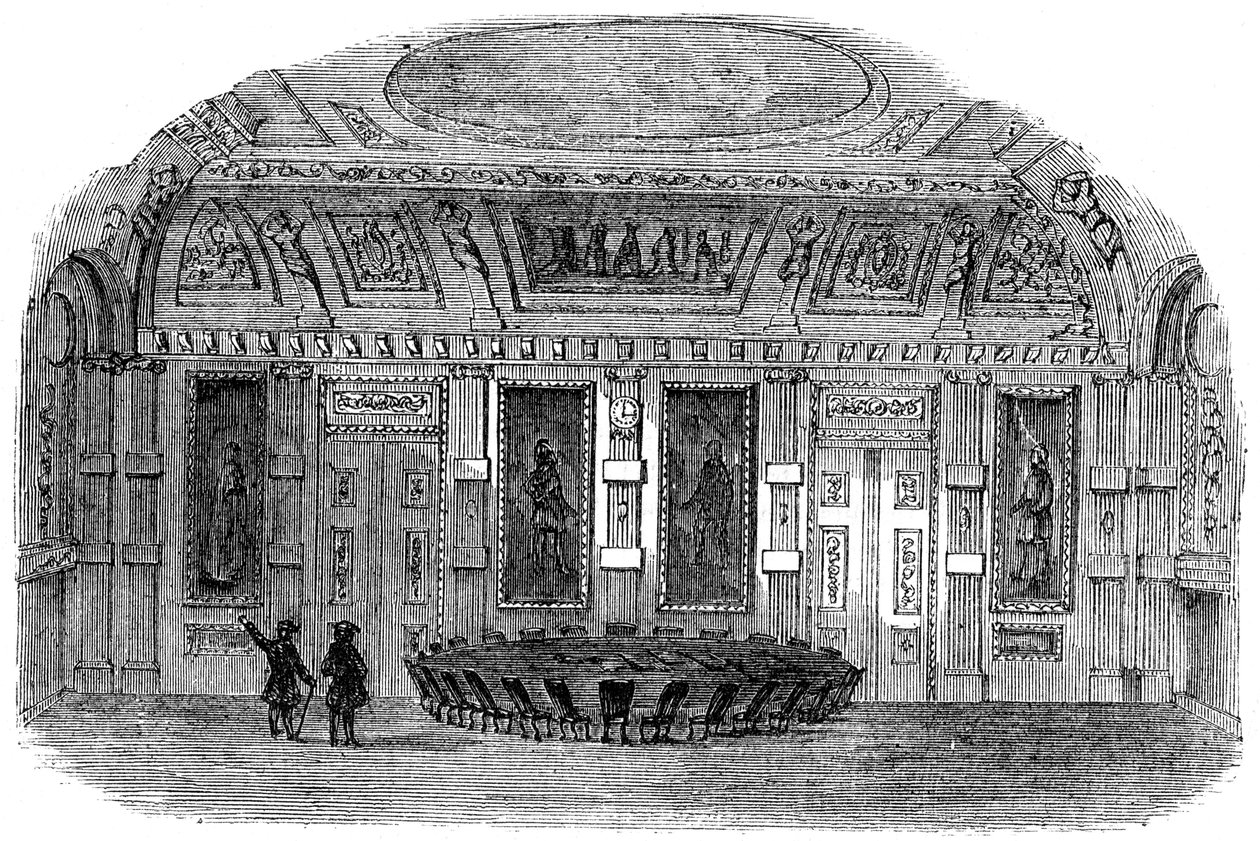 Rådskammaren i Haag, Nederländerna, 1800-talet av Unbekannt