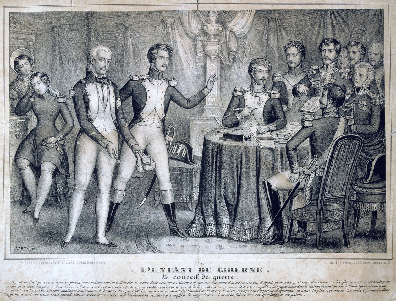 Krigets råd, 1818, 1800-talet av Unbekannt
