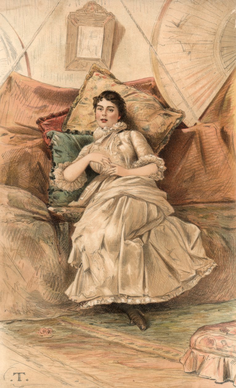 Grevinnan av Dalhousie, 1883 av Unbekannt