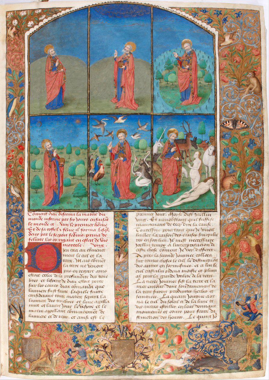 Skapelsen Från: LAntiquité Judaïque av Flavius Josephus av Unbekannt