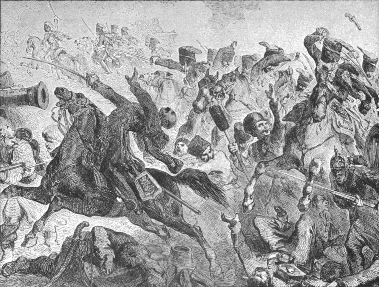Krimkriget, 1854-56: Slaget vid Balaclava: The Charge of the Light Brigade, 1854, 1901. av Unbekannt