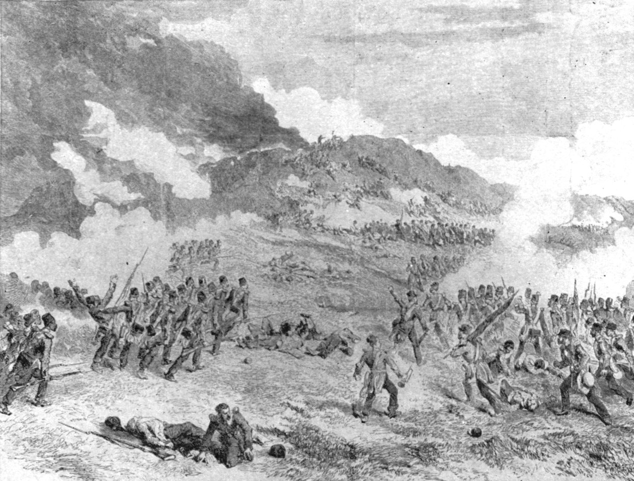 Krimkriget, 1854-56: The Take of Sebastopol: Storming the Redan, 8 september 1855, 1901. av Unbekannt