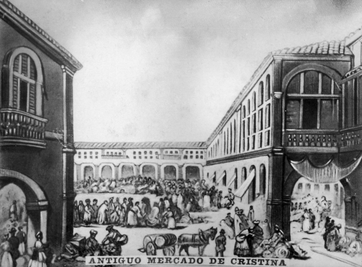 Cristinas gamla marknad, 1800-talet, 1920-talet av Unbekannt
