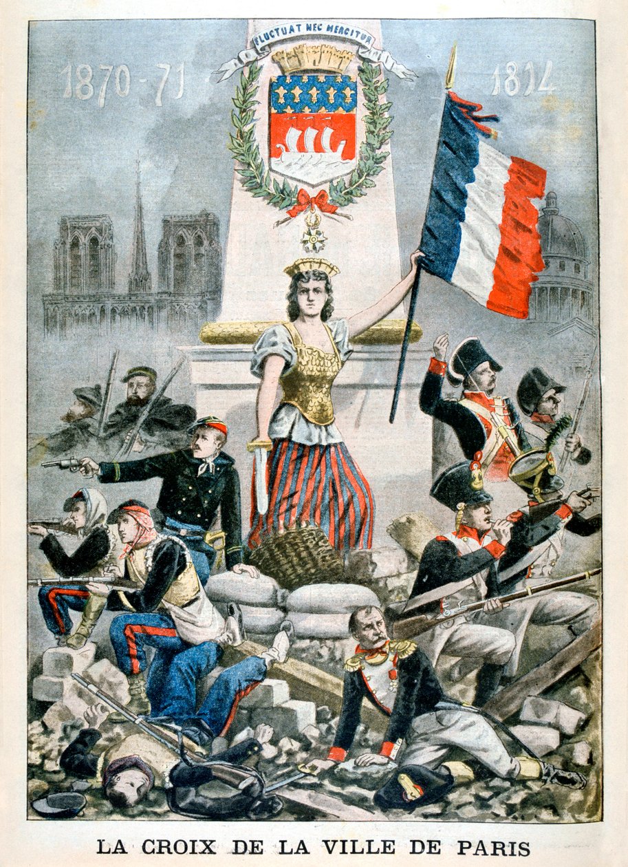 Paris stadens kors, 1901 av Unbekannt