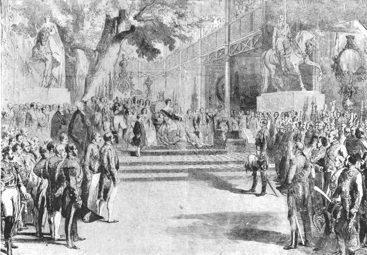 The Crystal Palace, Hyde Park, 1851: Öppnade av drottning Victoria, 1 maj 1901. av Unbekannt