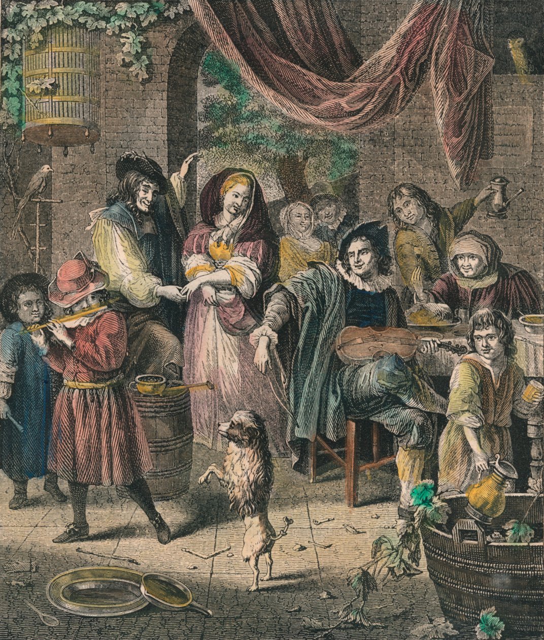 Den dansande hunden, 1800-talet. av Unbekannt