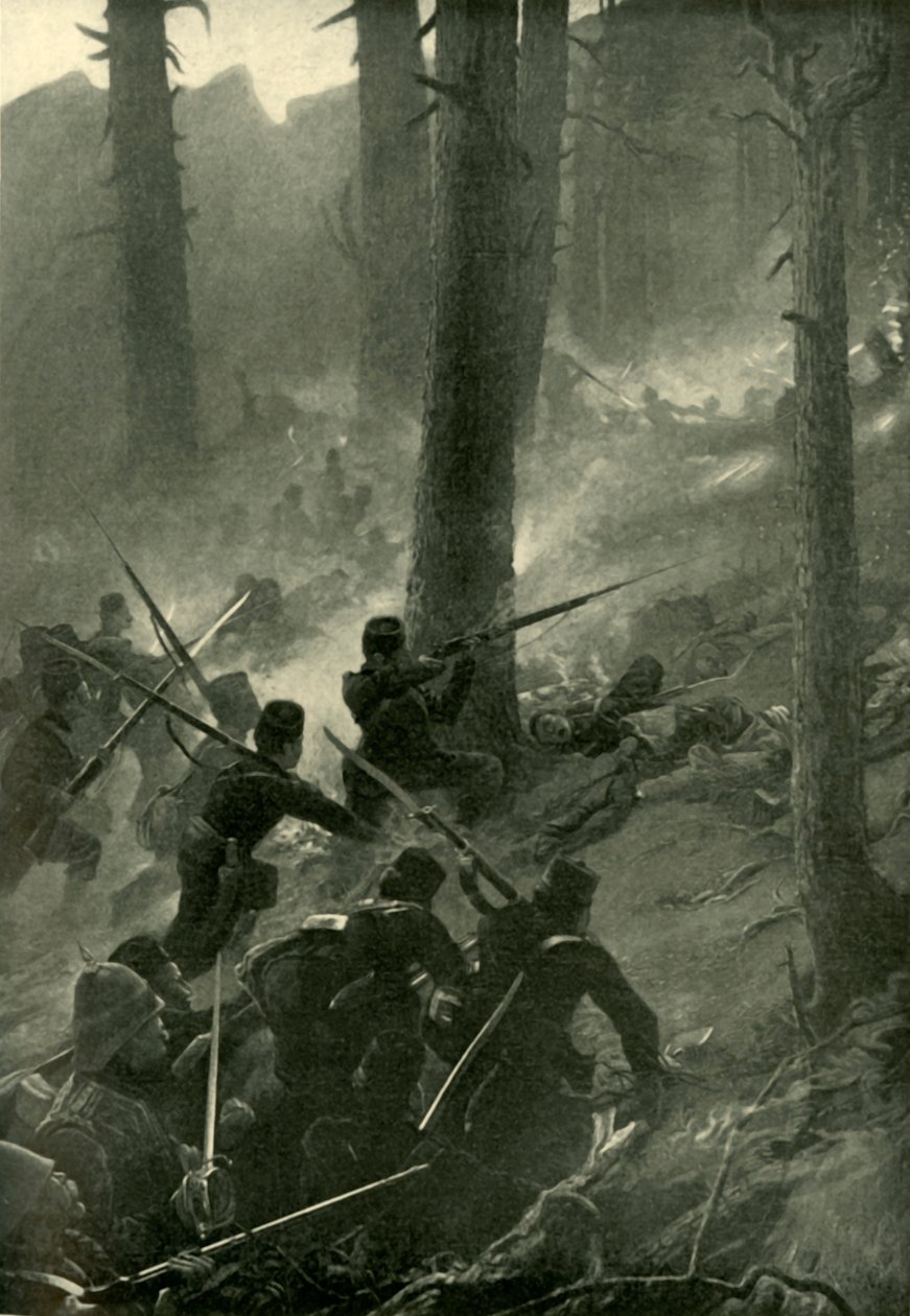 Den vågade attacken mot Spingawi Khotal, 2 december 1878, 1901. av Unbekannt