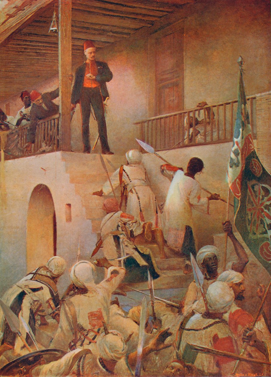 General Gordons död, Khartoum, 26 januari 1885, 1893 1906 av Unbekannt