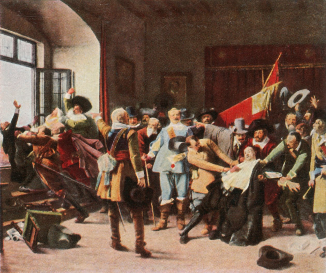 Prags försvar, 23 maj 1618, 1936. av Unbekannt