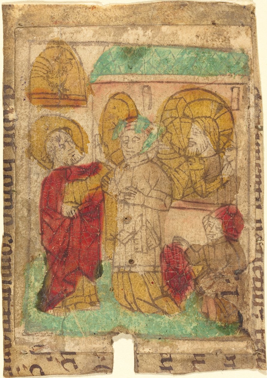 Peters förnekelse, ca. 14551465. av Unbekannt