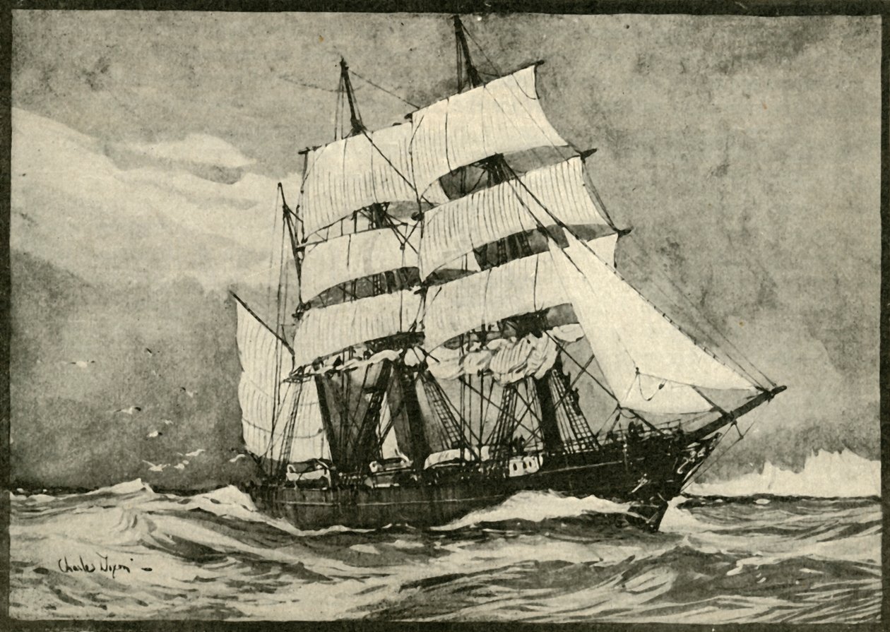 Upptäckten under fullt segel, 1901. av Unbekannt