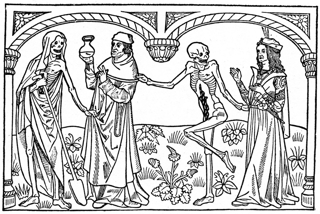 Doktorn och älskaren med sina döda jag, 1485 1964 av Unbekannt