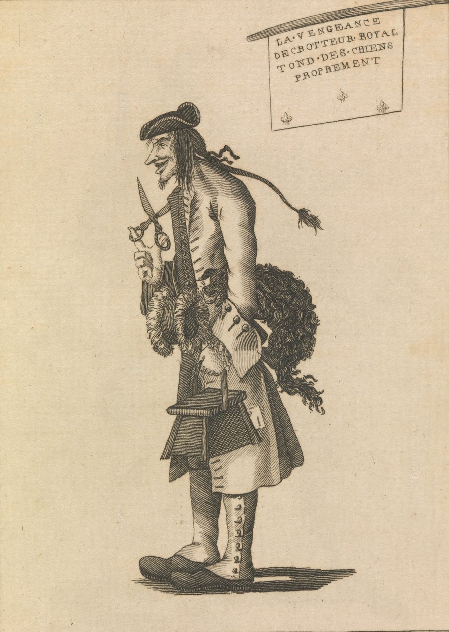 Hundfrisören, 25 april 1771. av Unbekannt