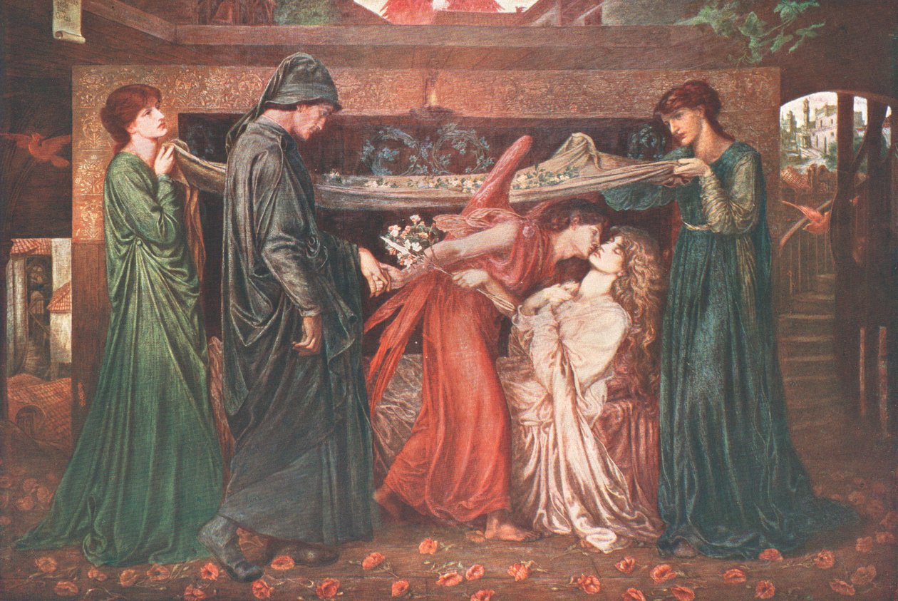Drömmen om Dante, c1871, c1902. av Unbekannt