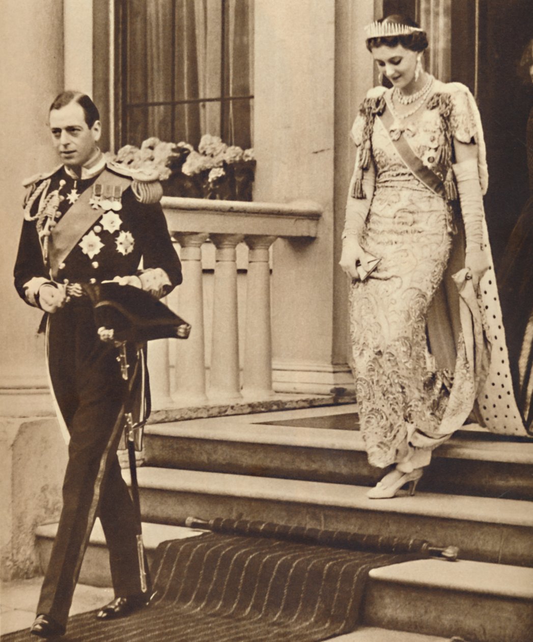 Hertigen och hertiginnan av Kent, 12 maj 1937. av Unbekannt